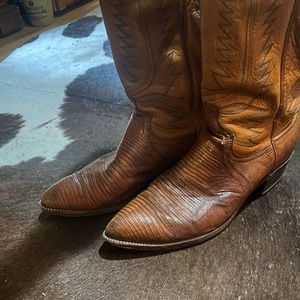 Dan Post beautiful vintage Teju Lizard 11 D